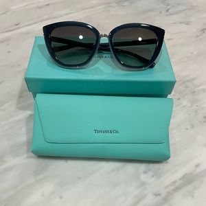 Tiffany & Co. T Square Opal Blue Sunglasses